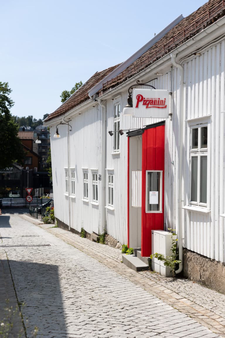 Pizzanini hovedinngang i Tønsberg